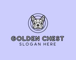 French Bulldog Dog logo design