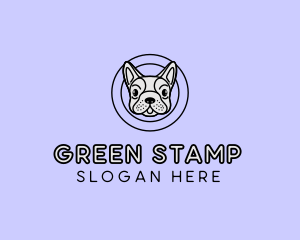 French Bulldog Dog logo design