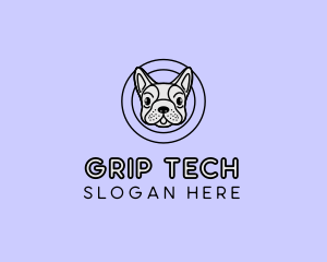 French Bulldog Dog logo design