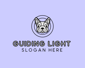 French Bulldog Dog logo design