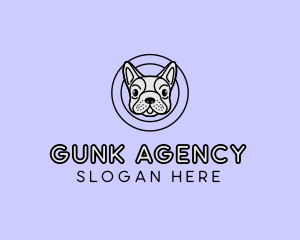 French Bulldog Dog logo design