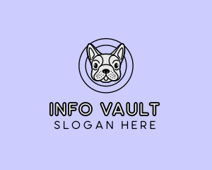 French Bulldog Dog logo design