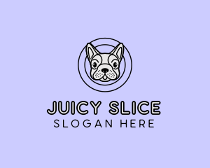 French Bulldog Dog logo design