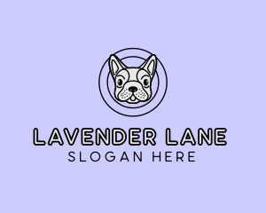 French Bulldog Dog logo design