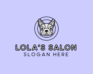 French Bulldog Dog logo design