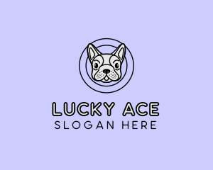 French Bulldog Dog logo design