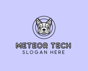 French Bulldog Dog logo design