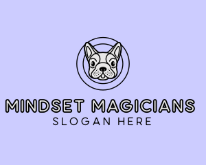 French Bulldog Dog logo design