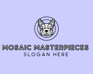 French Bulldog Dog logo design