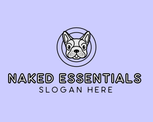 French Bulldog Dog logo design