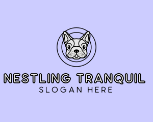 French Bulldog Dog logo design