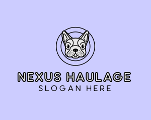 French Bulldog Dog logo design