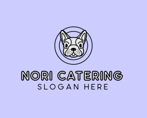 French Bulldog Dog logo design