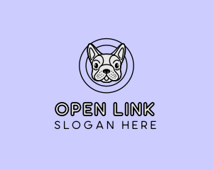 French Bulldog Dog logo design