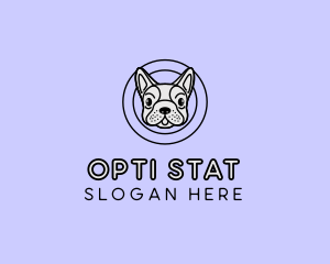 French Bulldog Dog logo design