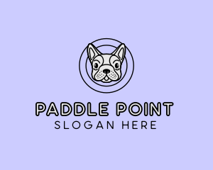 French Bulldog Dog logo design