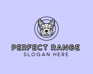 French Bulldog Dog logo design