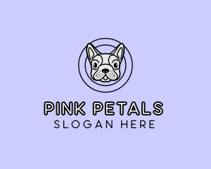 French Bulldog Dog logo design