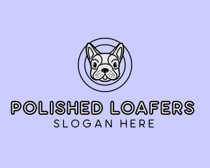 French Bulldog Dog logo design