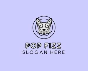 French Bulldog Dog logo design