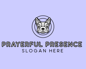 French Bulldog Dog logo design