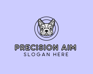 French Bulldog Dog logo design