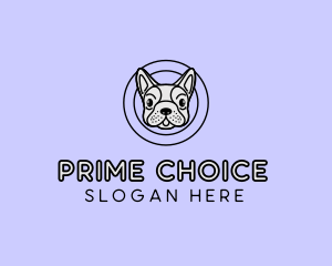 French Bulldog Dog logo design