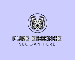 French Bulldog Dog logo design