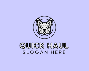 French Bulldog Dog logo design