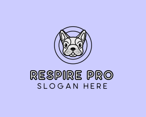 French Bulldog Dog logo design