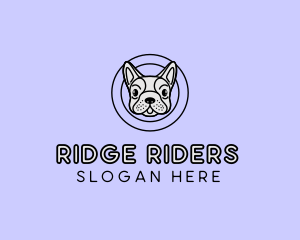 French Bulldog Dog logo design