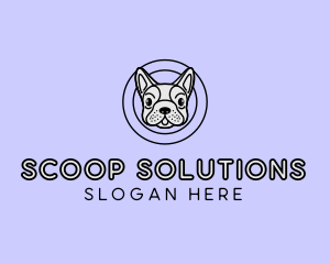 French Bulldog Dog logo design