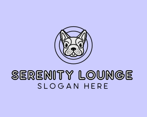 French Bulldog Dog logo design