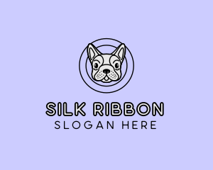 French Bulldog Dog logo design