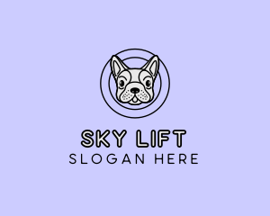 French Bulldog Dog logo design