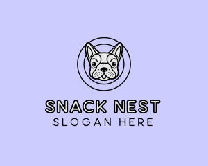 French Bulldog Dog logo design