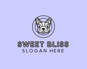 French Bulldog Dog logo design