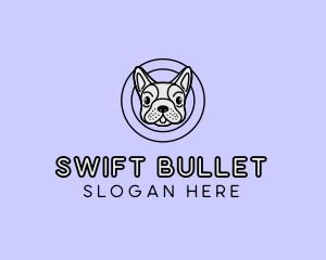 French Bulldog Dog logo design