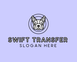 French Bulldog Dog logo design