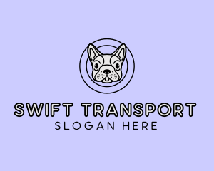 French Bulldog Dog logo design