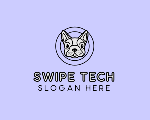 French Bulldog Dog logo design