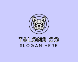 French Bulldog Dog logo design