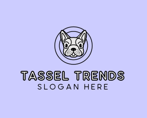 French Bulldog Dog logo design