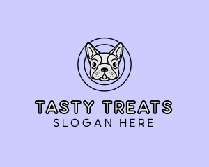 French Bulldog Dog logo design