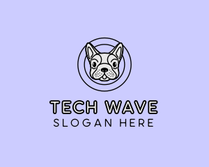 French Bulldog Dog logo design