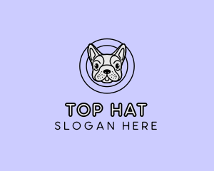 French Bulldog Dog logo design