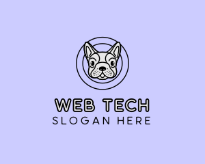 French Bulldog Dog logo design