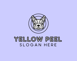 French Bulldog Dog logo design