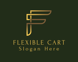 Luxury Gold Letter logo design