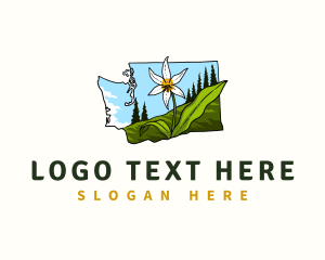 Washington Botanical Flower logo